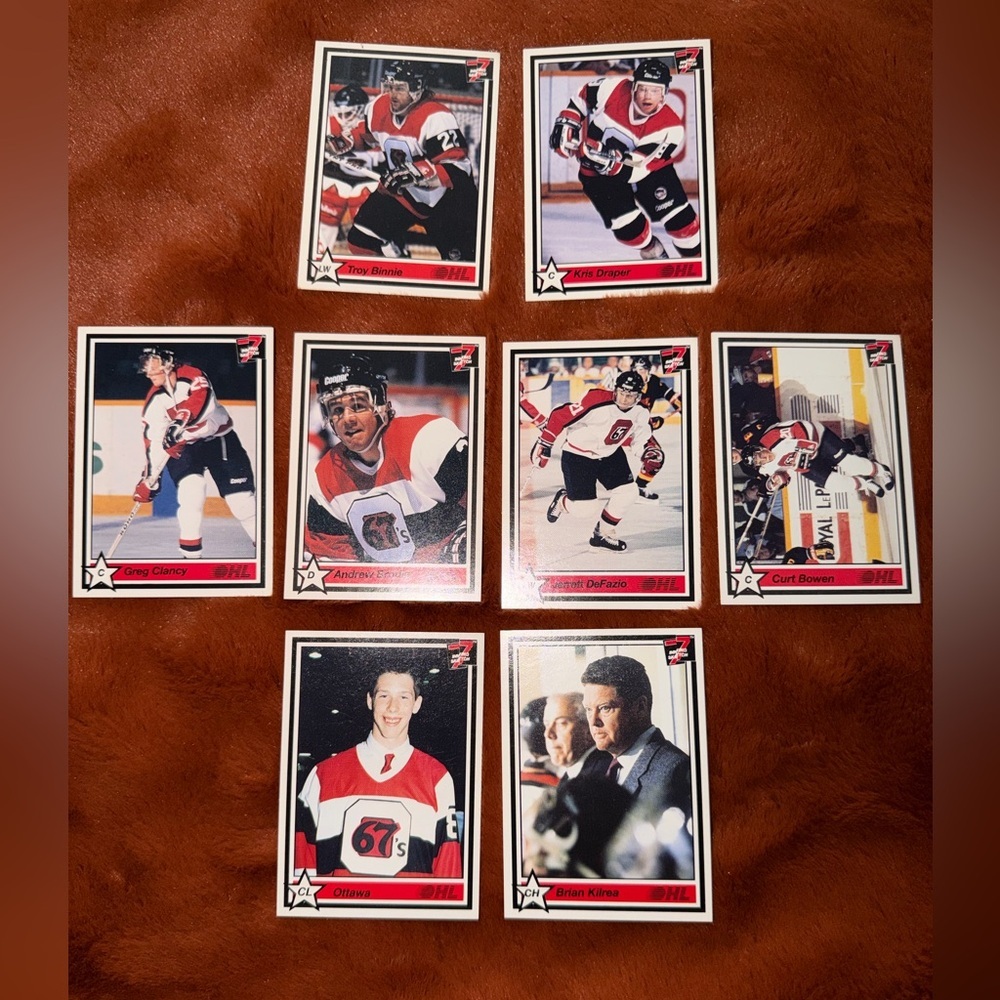 1991 Ottawa 67’s OHL Vintage Hockey Trading Card Collection